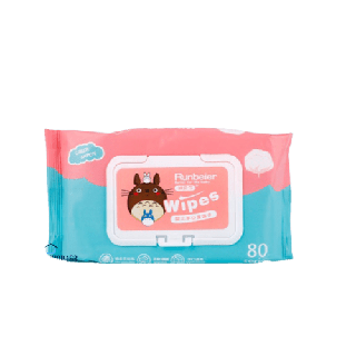 Baby Wipes กระดาษทิชชู่เปียกสำหรับเด็กและผู้ใหญ่ 1 ห่อมี80 แผ่น ปลอดภัย ไร้สารเคมี