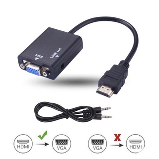 สายแปลง เอชดีเอ็มไอ HD Conversion Cable Adapter HD TO VGA+Audio (กล่องเหลือง)