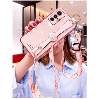 เคสโทรศัพท์มือถือกันกระแทกพร้อมเชือกคล้องสําหรับ Vivo X70/Pro 5G