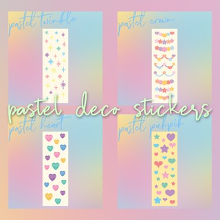 pastel deco sticker | สติกเกอร์ตกแต่ง