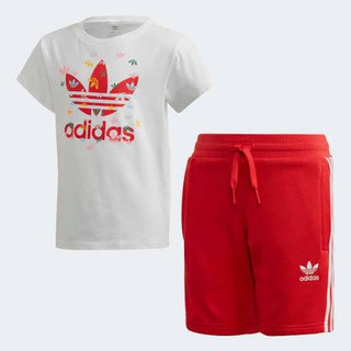 Adidas เซ็ตเสื้อ + กางเกงขาสั้น ของใหม่ ป้ายห้อย