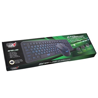 ชุดKeyboard + Mouse Wireless MD TECH รุ่น RF15+35