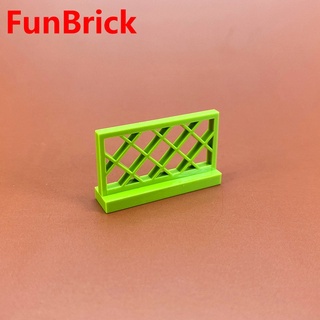 [Funbrick] บล็อคตัวต่อเลโก้ Fence1X4X2 3185 สีเขียวขนาดเล็ก 20ชิ้น