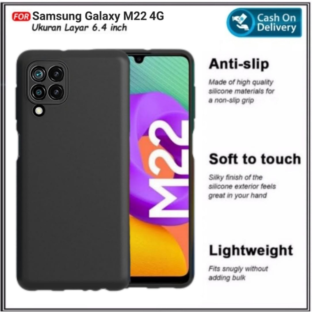 Samsung M22 F22 4G SoftCase Premium Casing Cover Galaxy M22 F22 4G