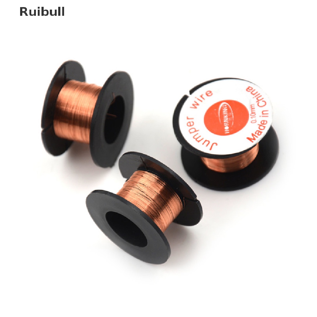 [Ruibull] 3 Roll Magnet Wire AWG Gauge Enameled Copper Coil Winding 0.1mm Hot Sell