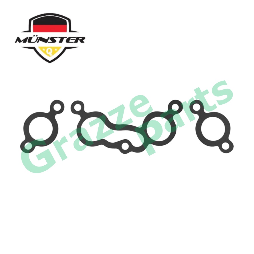 (3 ชิ้น) Münster ปะเก็นท่อไอเสีย 14036-01M25 สําหรับ Nissan Sunny B11 130Y 1.3 E13 E13S