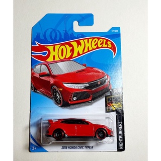 hot wheels  2018 HONDA CIVIC TYPE R สีแดง