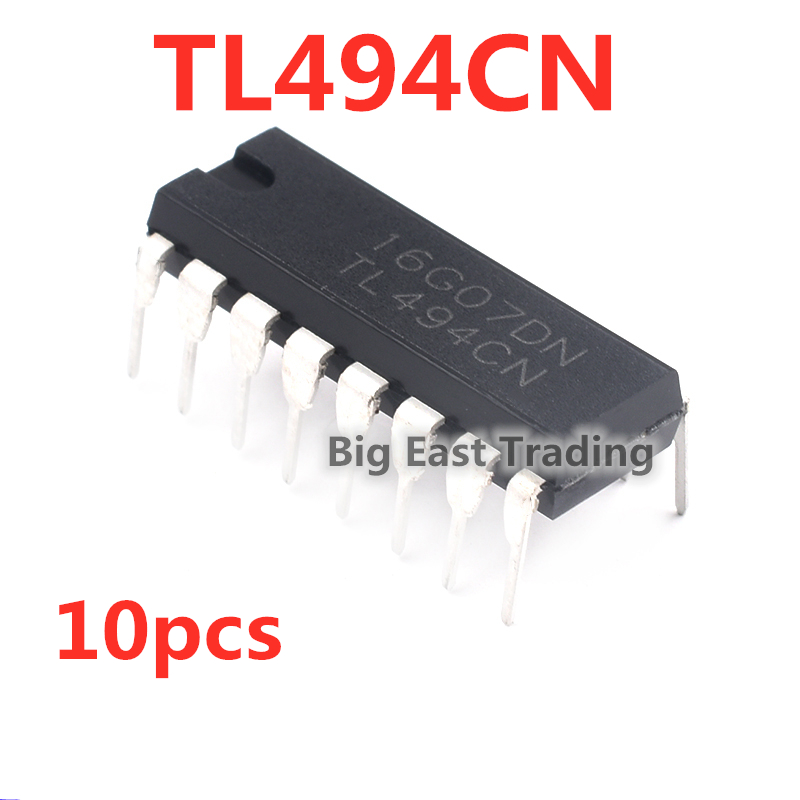 ยี่ห้อ 10PCS TL494 TL494CN DIP-16 ออนไลน์ PWM pulse กว้าง modulation วงจรควบคุม