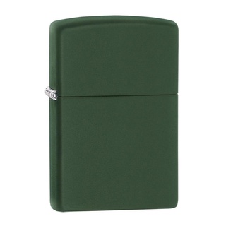 Zippo ไฟแช็กรุ่น 221 GREEN MATTE ของแท้ รับประกันตลอดชีวิต นำเข้าและจำหน่ายโดยตัวแทนจำหน่าย