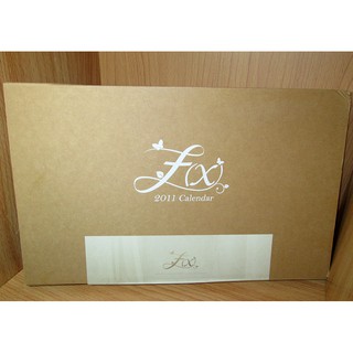 F(X) ปฏิทินตั้งโต๊ะปี 2011 (2011 Desk Calendar) ของแท้จากเกาหลี F(X) FX Official Goods KPOP