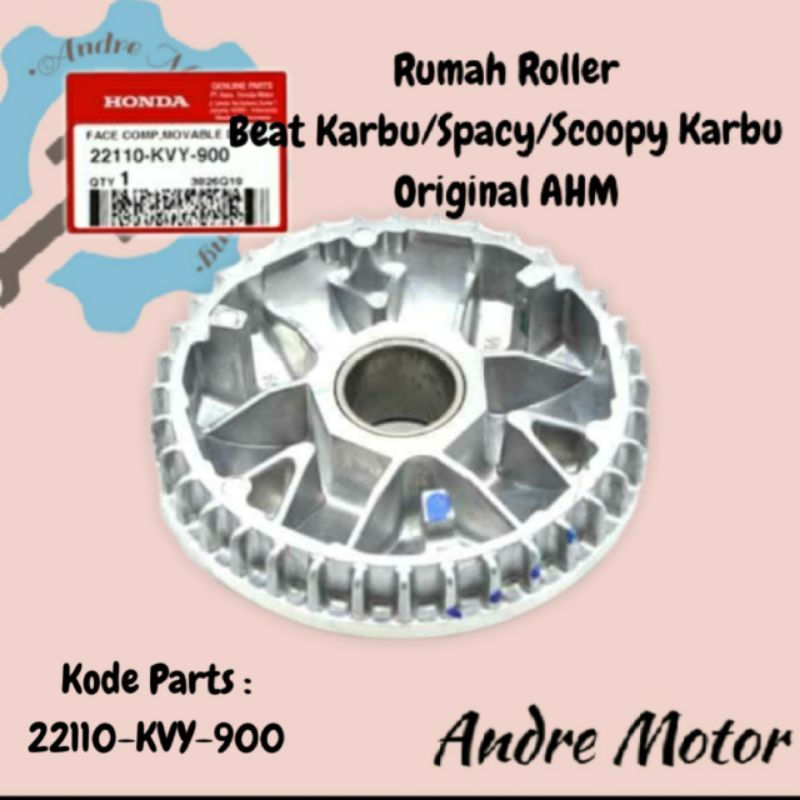 ROLLER HOUSING BEAT CARBON SCOOPY CARBON ORIGINAL AHM 22110-KVY-900