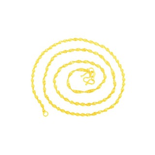 TANITTgems สร้อยคอลายเกลียว Spiral ทองคำ 22K หนา 5 ไมครอน รุ่นTNNL120