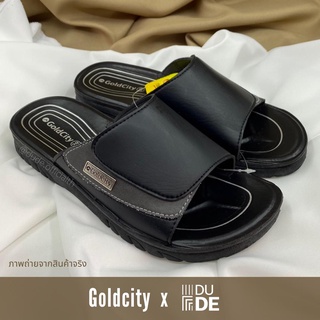 [G108] รองเท้าแตะผู้ชาย แฟชั่น GOLDCITY โกลด์ซิตี้ ลำลอง PVC(พร้อมส่ง มีเก็บปลายทาง)