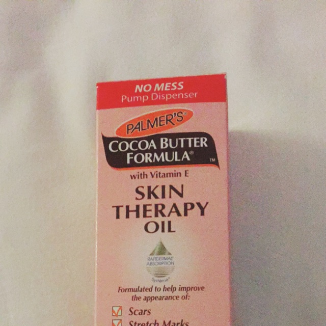 Palmer’s Cocoa butter formula with vitamin E skin therapy oil
