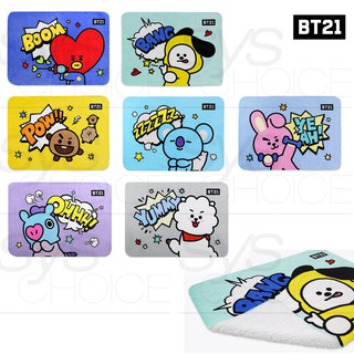 ผ้าพิมพ์ลาย BTS BT21 Official Flannel Fleece blanket 100x70 ซม.