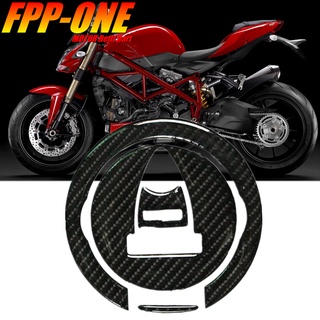 Motorcycle 3D Carbon Fiber Tank Gas Cap Pad Filler Cover Sticker Decals Fit For DUCATI 848 STEREETFIGHTER 2012-2013-2014