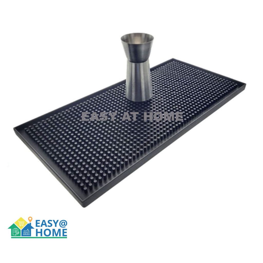 Easyathome แผ่นยางรองกาแฟ กันลื่น รองบาร์ หนาพิเศษ