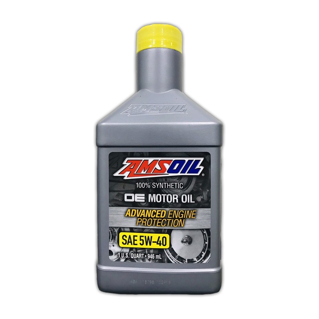 AMSOIL OE Synthetic 5W-40 Motor Oil (OEZ) น้ำมันเครื่องสังเคราะห์100% สำหรับเครื่องยนต์ดีเซลหรือเบนซิล 1Quart(0.946ลิตร)