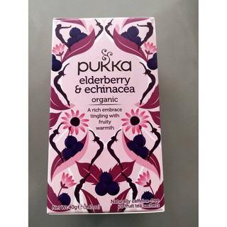 Pukka Elderberry &amp; Echinacea Tea Bags 40g ราคาพิเศษ