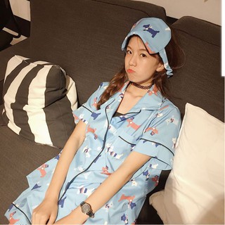 Pajamas Set ชุดนอนลายสุนัข