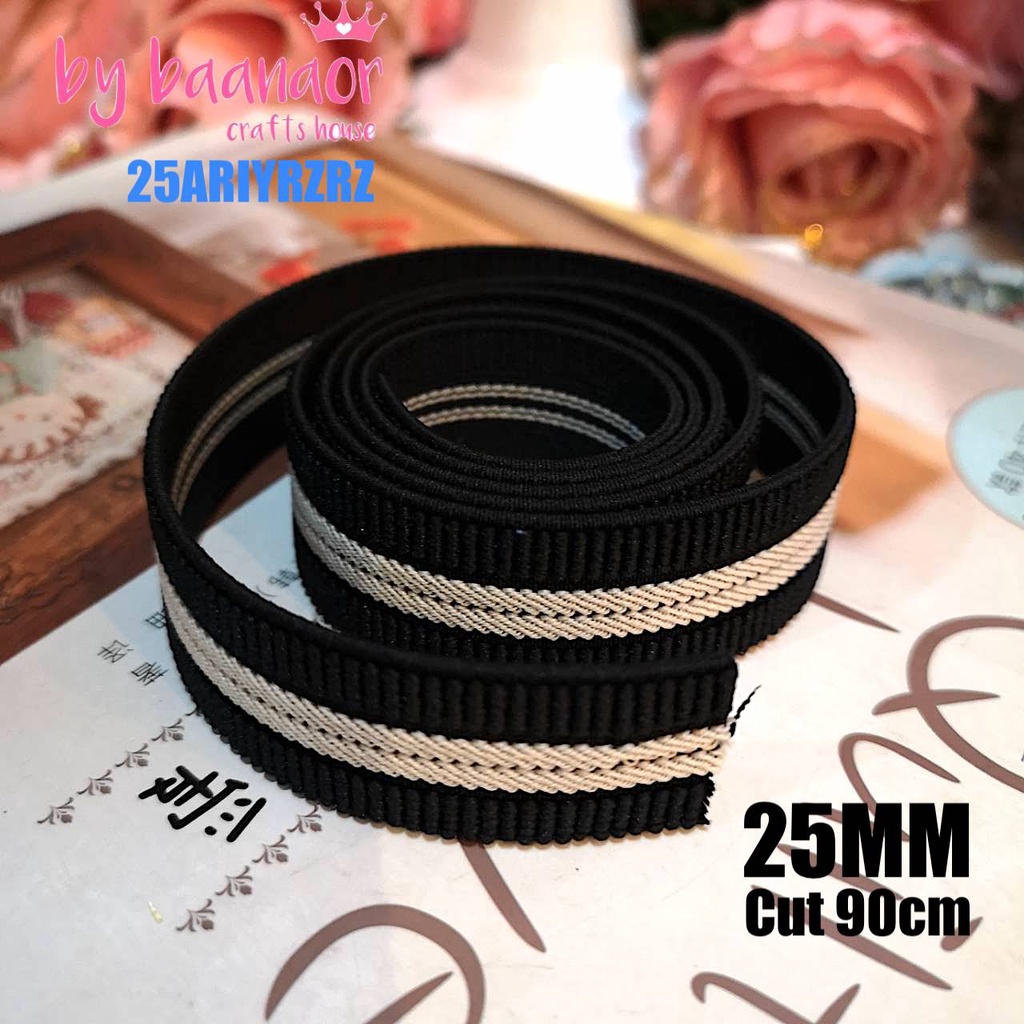 25mm ยางยืดวีนัส ยางยืด ยางยืดเอนกประสงค์ ขนาด 25 มิล x (แบ่งตัดความยาว 90 เซนติเมตร) (สินค้าพร้อมส่ง) - รูปที่ 5