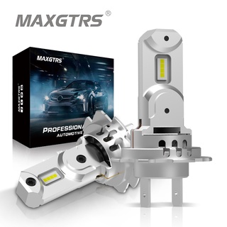 Maxgtrs Turbo H7 หลอดไฟหน้ารถยนต์ LED 18000Lm 7035 SMD ไร้สาย พร้อมพัดลม 6500K สีขาว 12V