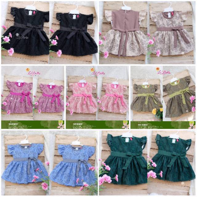 ชุดเดรสเด็กผู้หญิง 6-24 เดือน BDBMW Labella Brukat
