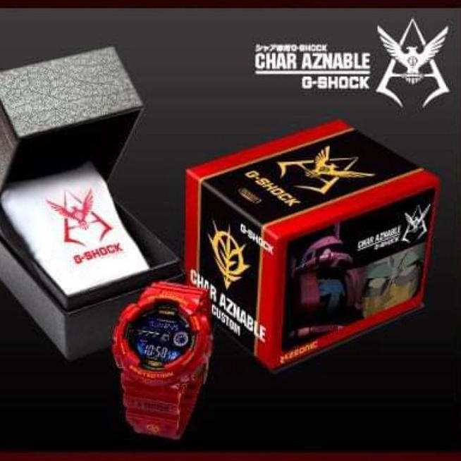 G-Shock x GUNDAM CHAR AZNABLE Limited