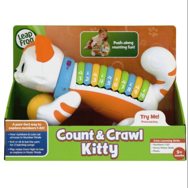 LeapFrog Count &amp; Crawl Number Kitty Musical Toy

ของเล่นหัดคลาน ฝึกตัวเลข