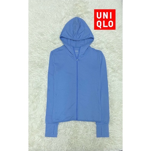 เสื้อUniqlo AIRism กัน UV size S มือสอง สภาพดี