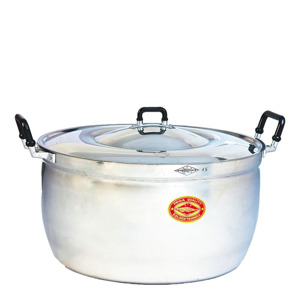 ตราจระเข้ หม้ออะลูมิเนียม ขนาด 45 ซม. รุ่น SP-745 Crocodile brand, aluminum pot size 45 cm. Model SP