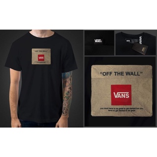 [S-5XL]Vans 180 เสื้อยืด ลายสเก็ต สีทอง