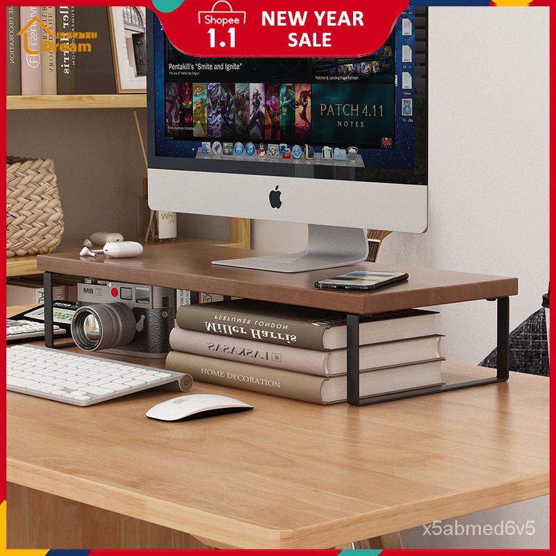 Monitor Riser Monitor Stand Writing Shelf Laptop Stand Wooden Monitor