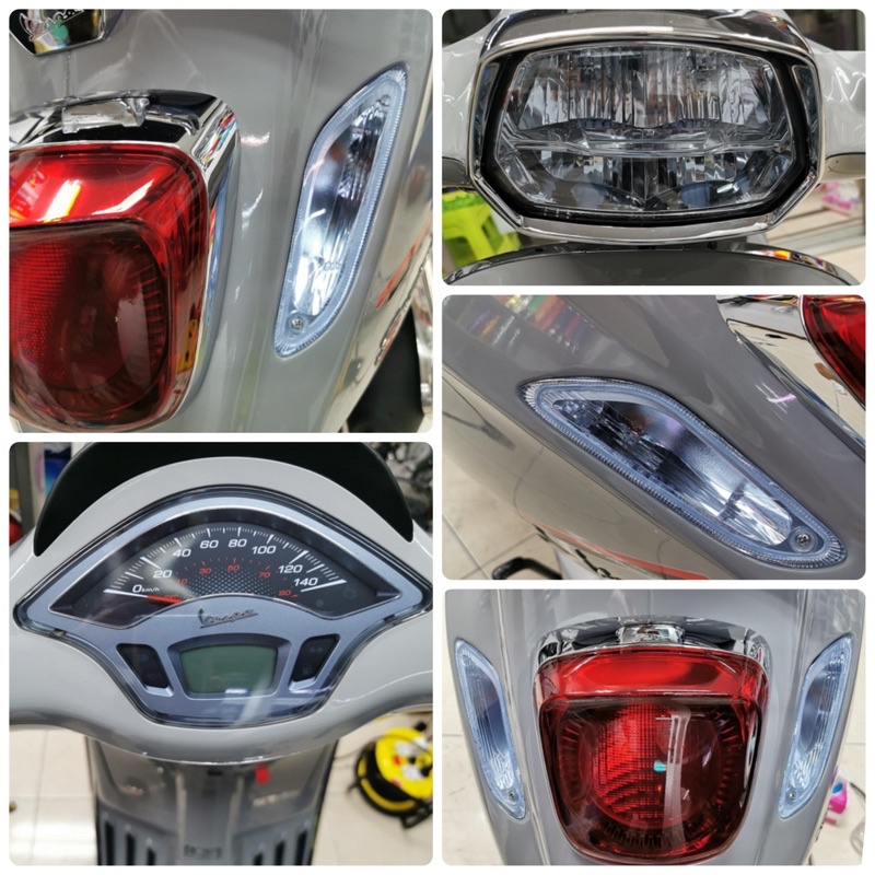 Vespa ฟิล์มกันรอยVespa sprint125-150 ปี2018-2023 Vespa (ไมล์+ไฟหน้า+ไฟเลี้ยว /ไฟท้าย) ราคา ถูกที่สุด ดีลบีเคเค แกลเลอรีภาพที่ 2
