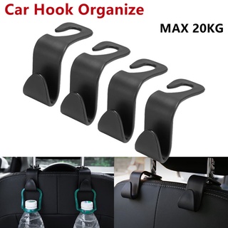 รถ เบาะนั่งด้านหลัง เบ็ด ที่พิงศีรษะด้านหลัง รถ ออแกไนเซอร์ Universal Headrest Mount Storage Holder Truck Suv