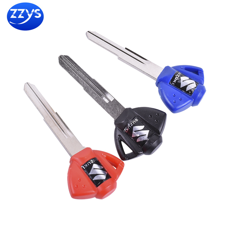 กุญแจรถจักรยานยนต์อุปกรณ์เสริมเปล่าสําหรับ Suzuki GSXR250 GSXR600 GSXR750 GSXR1000 GSX1300R Hayabusa 1300 สล็อตคู่ขวา Universal Key Embry ราคา ถูกที่สุด ดีลบีเคเค