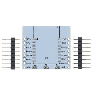 Esp8266 แผ่นอะแดปเตอร์โมดูล WIFI อนุกรม สําหรับ ESP-07 ESP-12E ESP-12F arduino