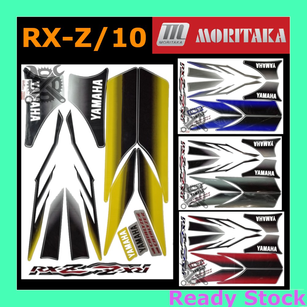 RXZ Model 10 เครื่องวิเคราะห์แมว Yamaha Sticker Body Stripe Moritaka RX-Z Strike Motor RXZ/10