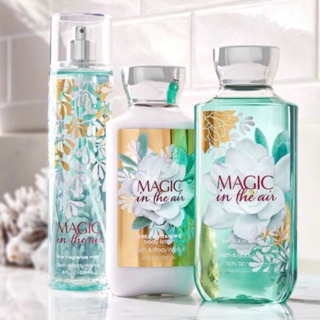 "Magic In The Air" Bath &amp; Body Works  Body Lotion / Shower Gel /Body Mist  กลิ่นหอมอ่อนหวาน น่ารัก สดใส มีเสน่ห์