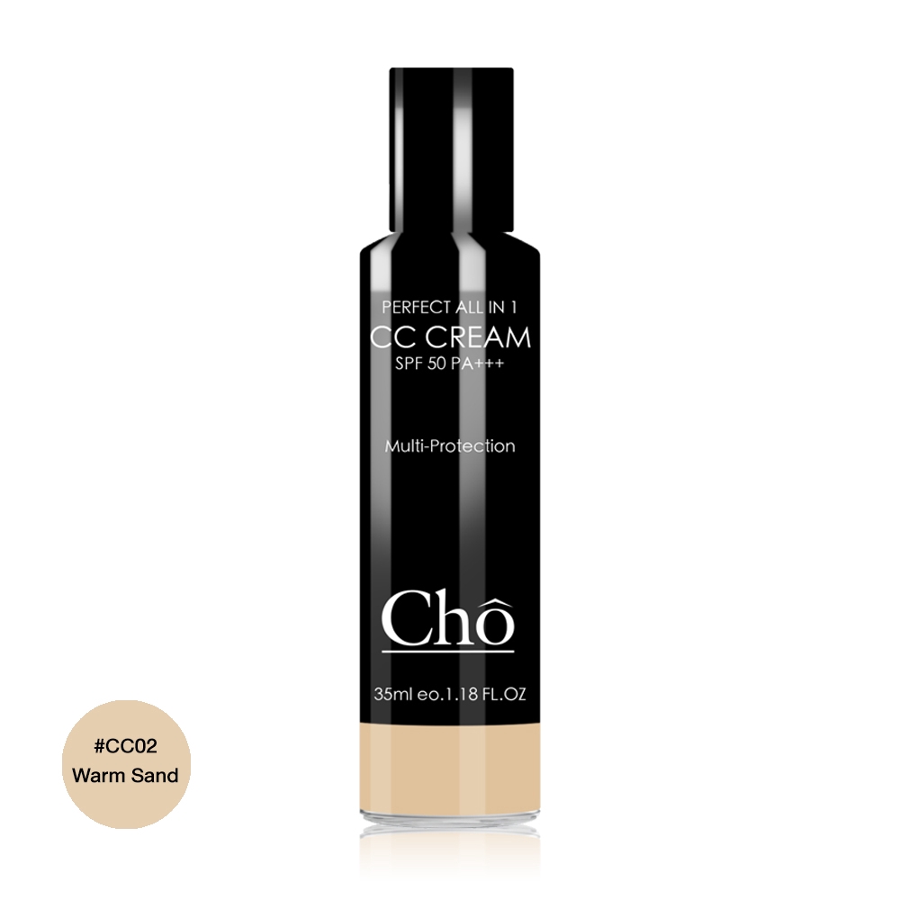 Cho Perfect All in 1 CC Cream SPF50/PA++ 35ml #CC02 Warm Sand.