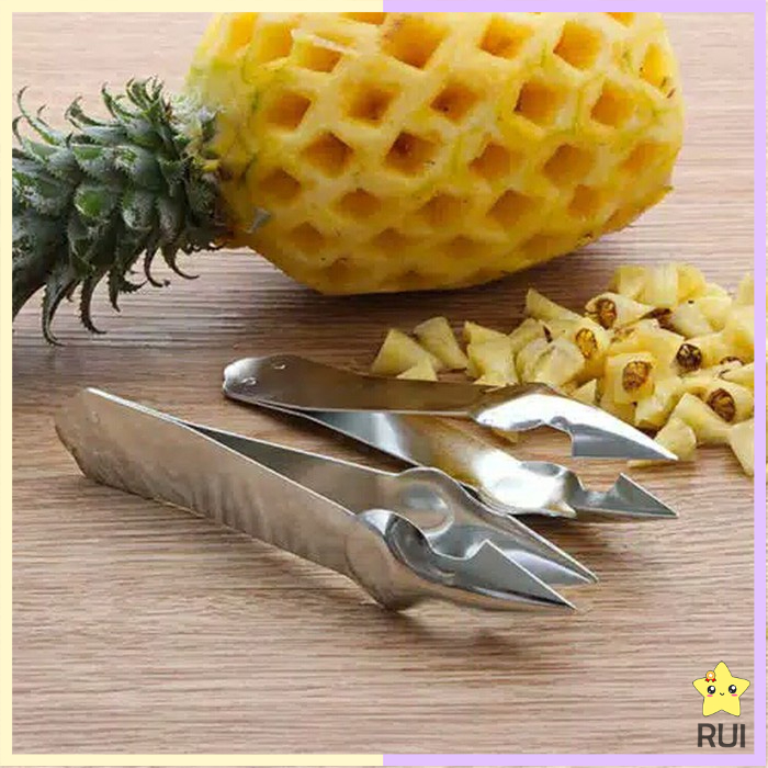MATA Pineapple Eye Clamp สแตนเลสสับปะรด Peeler ห้องครัวผลไม้ Peeler