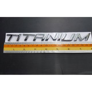 Logo Titanium ของรถ Ford งานเหล็ก ตัวแยก