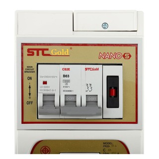 เครื่องตัดไฟ STC RCBO NANO S 2P 63A เครื่องตัดไฟ จากแบรนด์ STC เป็นอุปกรณ์ป้องกันทางไฟฟ้าที่ทำหน้าที่ป้องกันการใช้ไฟฟ้าเ