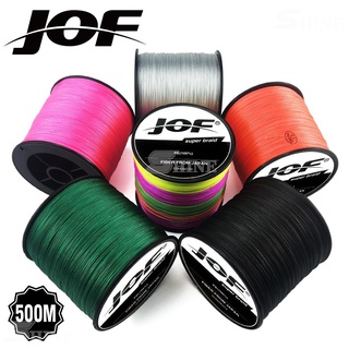 ตกปลา jof ขายส่ง500เมตร X8สายการประมงถัก6สีซูเปอร์ PE สาย