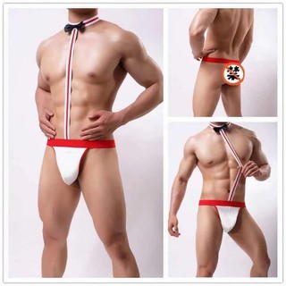 G-string จีสตริง กางเกงในชายsexy เซ็กซี่เอวต่ำ ผ้าไนลอน