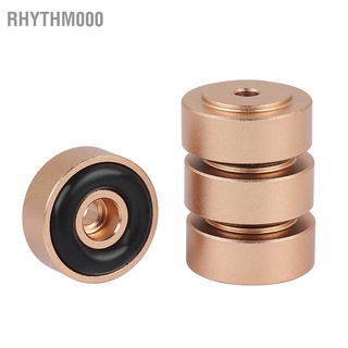 Rhythm000 4PCS 20*8mm Aluminum Alloy Amplifier Feet Shock Absorber Pads