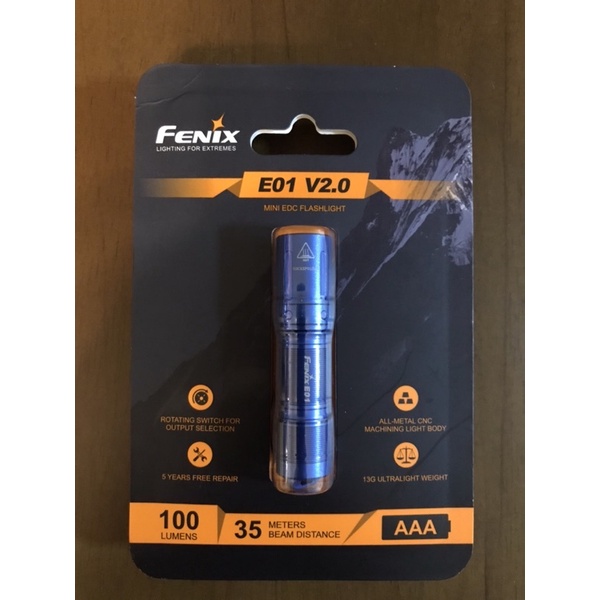 ไฟฉาย Fenix E01 v2.0 mini EDC flashlight