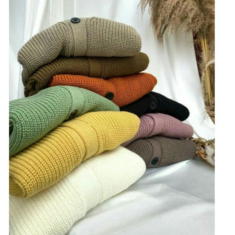 ราคาเป็นมิตร.. CROP CARDY JUANA/THICK KNITTED