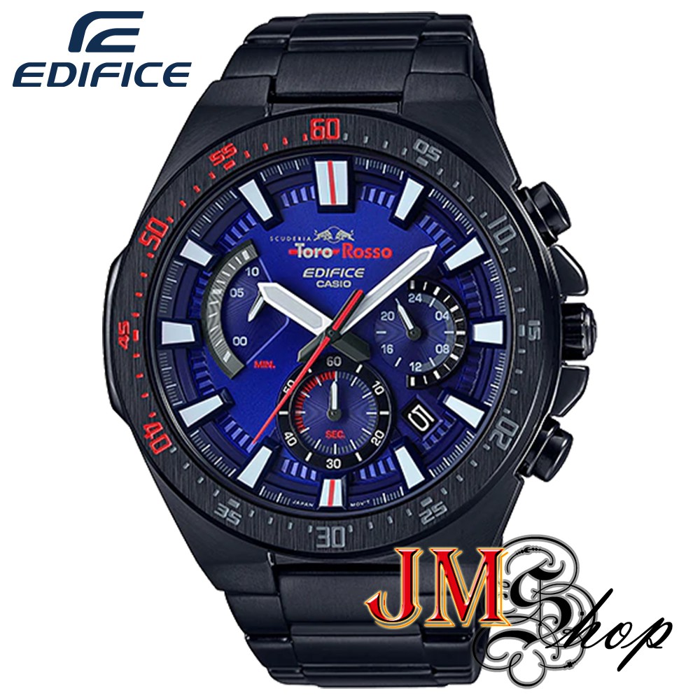 Casio Edifice Limited Edition นาฬิกาข้อมือผู้ชาย สายสแตนเลส รุ่น EFR-563TR-2ADR (สีรมดำ)
