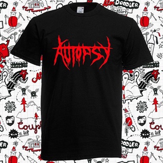 [S-5XL] ใหม่ล่าสุด เสื้อยืดลําลอง แขนสั้น พิมพ์ลายโลโก้ Autopsy สําหรับผู้ชาย